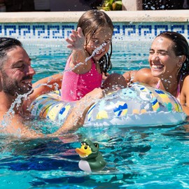 Floating Chlorine Dispenser for Pool - Chlorine Dispenser for Swimming Pool | Cute Cartoon Spa Hot Tub Maintenance Accessories for Yard Patio Garden Park Backyard Home