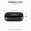 Black, Portable, Two-Part Pill Splitter, Pill Divider