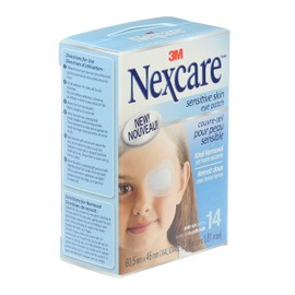 Nexcare Sensitive Skin Eye Patches, Junior Size, 14 Count