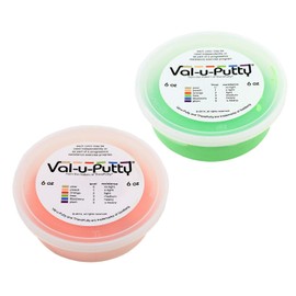 Val-u-Putty Exercise Putty - Orange, Lime - 6 oz Each - Bundle