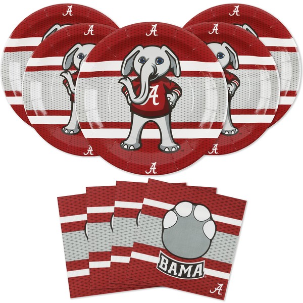 Havercamp University of Alabama Party for 24. Includes 24 Lg.