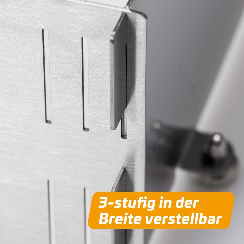 Grillfürst Magnetic Windbreak - Stainless Steel Splash Guard for Side