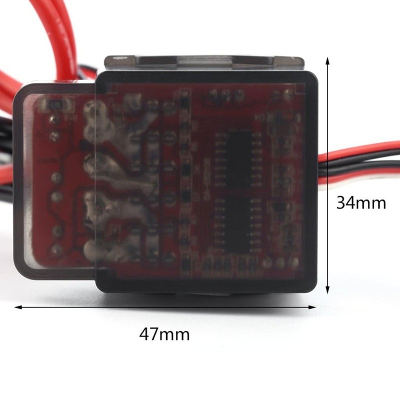 Sharplace 320A 7.2V-16V Brushed ESC Speed Control for 1/10 RC