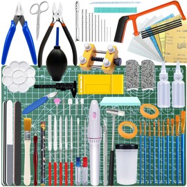 Waltool 78Pcs Professional Gundam Model Tools Kit Hobby Building Tools for Buildings, Repairing and Fixing