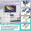 2PCS 2 Gang Brush Wall Plate for Coaxial Cable, HDMI,