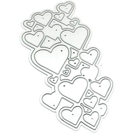 Love String Carbon Steel Cutting Dies DIY Scrapbooking Photo Album Embossing Paper Cards Making Stencil Decorative Cards Edges Crafts Cutting Dies for Card Making New Scrapbooking Die-Cuts