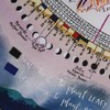 2022 Moon Calendar Hangable Wall Calendar Home Wall Decoration Gift