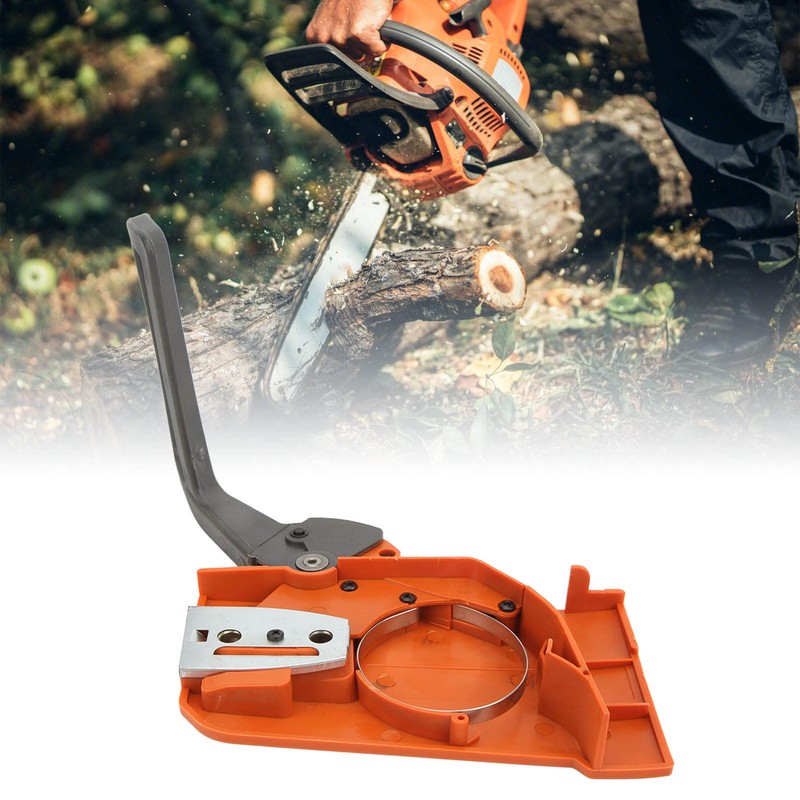 Aramox Chainsaw Chainbrake Assembly Clutch Side Cover Brake Handle Chain