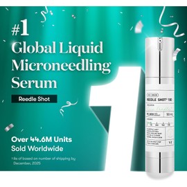 VT COSMETICS- CICA Reedle Shot 50, suero para microagujas Day&Night Mild Exosome, Centella asiática, ácido hialurónico