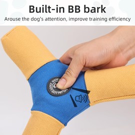 Duuclume Dog Flying Disc Interactive Dog Chew Toys, Squeaky Dog Training Tools for Interactive Outdoor Play, Suitable for Small Medium Large Dogs