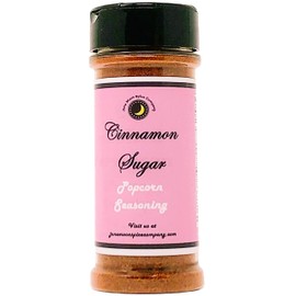 Premium | CINNAMON SUGAR Popcorn Seasoning | Large Shaker | Calorie Free | Fat Free | Saturated Fat Free | Cholesterol Free | Crafted in Small Batches with Farm Fresh Herbs for Premium Flavor and Zest