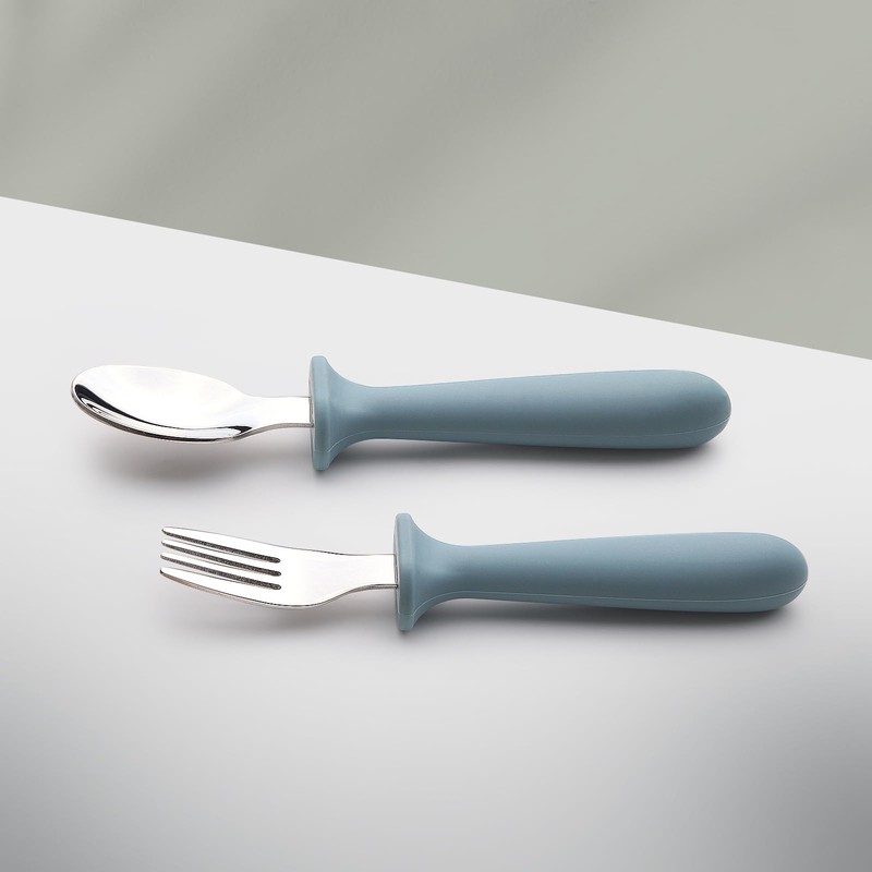 Eascrozn Toddler Utensils, 6 Pack kids Silverware Set with Silicone