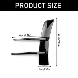 GUOYOU Pack of 2 Car Front Spoiler, Car Front Bumper, Spoiler Lip, Front Spoiler, Car Bumper Protector, for Car Bodywork, Anti Collision Strip Decoration Sticker