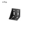 uxcell 4Pcs Inside Corner Bracket Gusset, 78x78x79mm 8080 Angle Connectors
