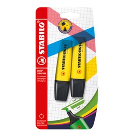 STABILO Highlighter BOSS ORIGINAL - Pack of 2 - Yellow