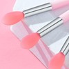 Haiki Silikon-Lippenpinsel-Set, Lippenstift, Lipgloss, Applikatorpinsel, Lippenpflege, Make-up-Pinsel für Frauen und
