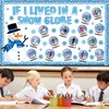 94pcs Winter Bulletin Board Decorations Set Let It Snow Snowmen