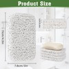 4 Pack Soap Holder Pad，Soap Holder for Kitchen & Bathroom，White