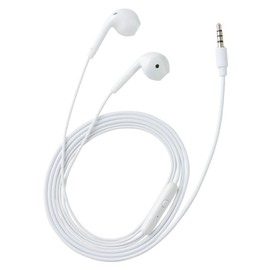 Artec 77694 In-Ear Earphones with Mic 3.5mm Jack White