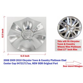 Chrysler 2008 2009 2010 Chrysler Town & Country Center Cap New 04721717aa