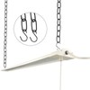 ENATECLITE Black Hanging Plant Chains Kit, 10-Inch Adjustable Plant Hangers