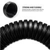 MGI SpeedWare Corrugated Non-Split Conduit, Black Wire Tubing for High-Temperature