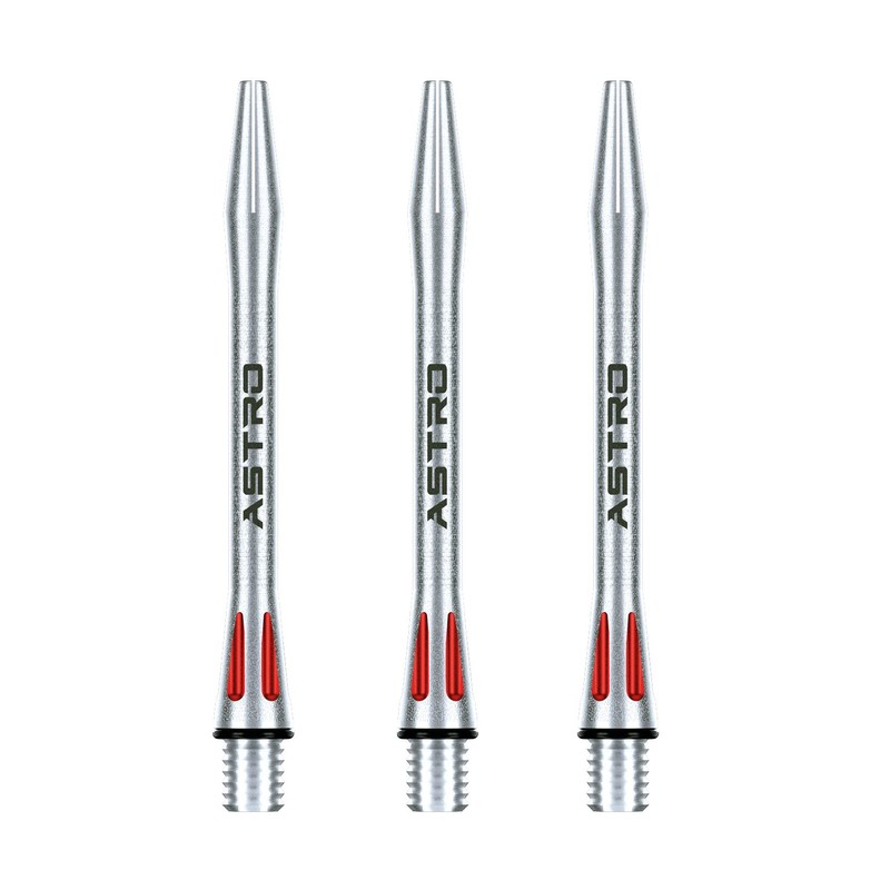 WINMAU Astro Aluminium Red Medium Dart Shafts (Shafts) - 1