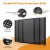 RVZONE RV Screen Door Protector Adjusts from 21.5"- 35", RV