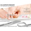 Professional Stainless Steel Nail Scissors with Straight Cutting Surface