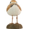 WILDLIFEGARDEN WG4449 DecoBird Plover - Hand Carved Decorative Wooden Bird