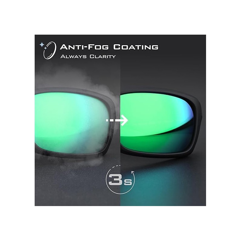 GOMEXUS F15 Fishing Sunglasses, CR39 Optical Polarized Lenses, Men's, Polarized