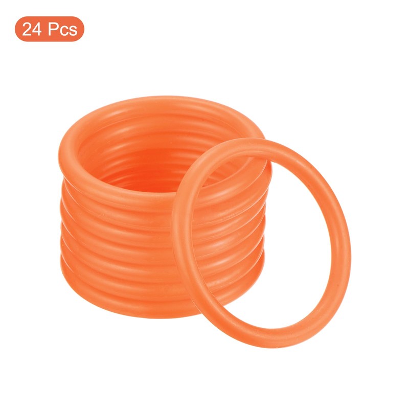 PATIKIL Carnival Ring-Toss Rings 6cm ID, 24 Pack Plastic Hoop