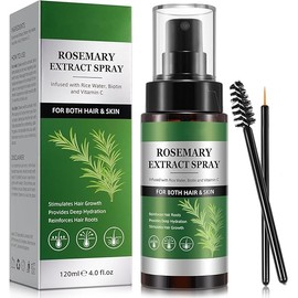 New Rosemary Water Spray for Hair Growth Spray, Rosemary Spray for Hair, Daily Strengthening Mist, Rosemary Root Enhancer, Hair & Skin Serum, Strengthen, Moisturize & Thicken Naturally
