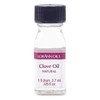 LorAnn Clove Leaf Oil SS Natural Flavor, 1 dram bottle (.0125 fl oz - 3.7ml - 1 teaspoon)