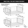 AmonHouseware 2Pack Under Shelf Basket Organizer,Adjustable Hanging Holder Storage for