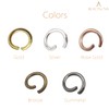 BEADNOVA 8mm Open Jump Rings Rose Gold Jump Rings for