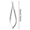 Alnicov Cuticle Scissors, Fine Curved Professional Precision Grooming Kit with