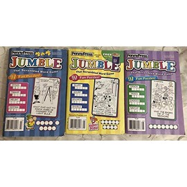 Lot of 3 Penny Press Jumble That Scrambled Word Game Puzzle Book 2019 2020