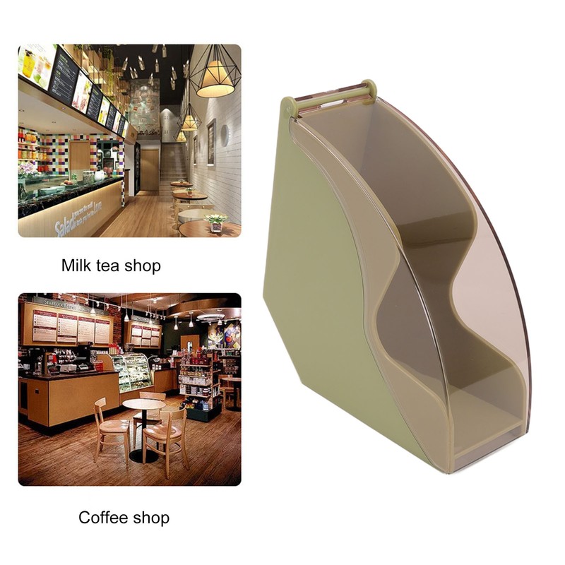 Coffee Filter Paper Storage Box Dustproof Plastic Filter Paper Rack