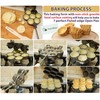Mini Muffins Open Pies Cookie Maker Non-stick coating granite stone