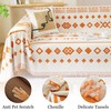 Tritard Boho Couch Cover Reversible Bohemian Sectional Couch Covers Orange
