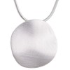 Vinani AGW-S Women's Necklace with Pendant - Circle - Wavy