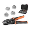 KF CPTEC Ratcheting Crimping Tool Kit 5PCS - Quick-Change Jaws