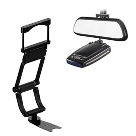 xsaaczm Rearview Mirror Radar Detector Mount,Aluminum Rearview Mirror Bracket,Radar Detector Rearview Mirror Stem Mount. (for Escort Beltronics)