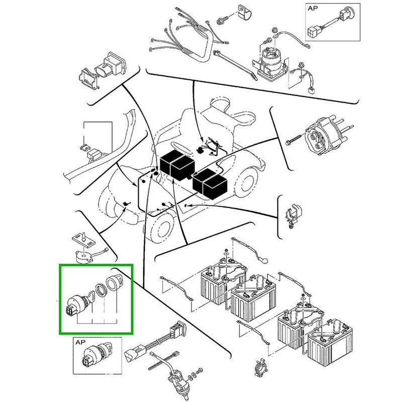 Golf Cart Key Switch | Main Switch fits for 2005-2007