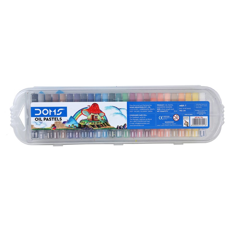 DOMS OIL PASTELS PACK OF 25 COLOR SHADES