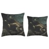Russian Blue Cat Throw Pillow