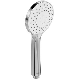 Villeroy & Boch Universal Showers Hand Shower, Shower Head with 3 Jet Types, Shower Head with Integrated Backflow Preventer, Easy to Clean, Round Shower Head, Chrome