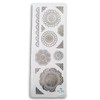 Geometric Mandala Doily Stickers for Scrapbook Crafts - Silver -