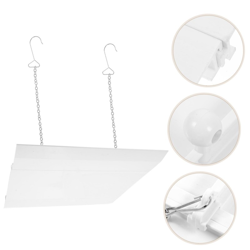 NOLITOY 1Pc Punch Air Conditioning Deflector Wind Guide Baffle for